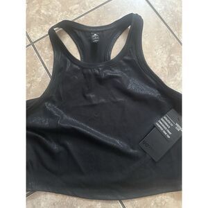 NWT 90 Degree L Vintage Lux Glossy Cracked Foil Top Active Light Support Black